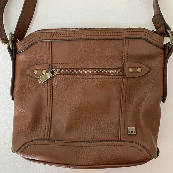 Born Bags Boc Born Womens Brown Faux Leather Cross Body Hand
